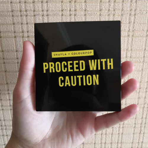 Shayla x ColourPop PROCEED WITH CAUTION Shadow Palette