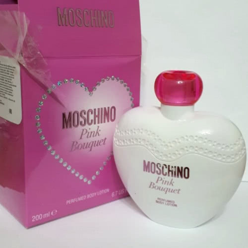 Moschino Pink Bouguet новый парфюмированный лосьон для тела 200 мл