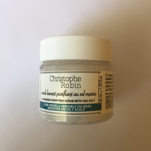 Christophe Robin Cleansing Purifying Scrub with Sea Salt, 40ml