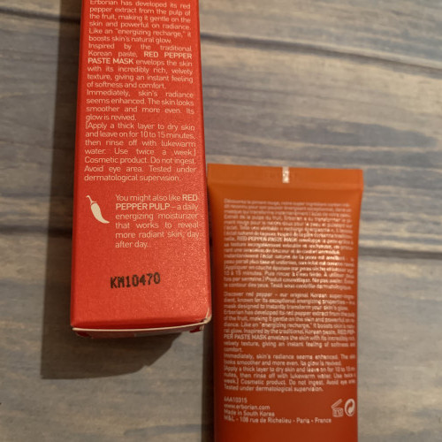Erborian, Red Pepper Paste Mask Radiance Concentrate Mask, 50ml