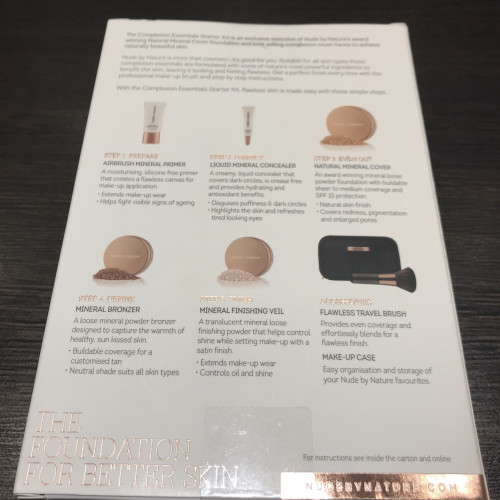 Набор для минерального макияжа Nude by Nature Complection Essentials starter kit