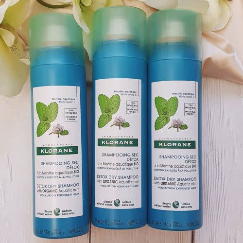 Klorane Detox Dry Shampoo with Aquatic Mint 150ml