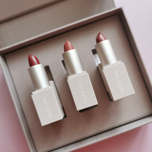 ROSE INC Mini Satin Lipstick Set Набор мини-помад/ 3*1,2г