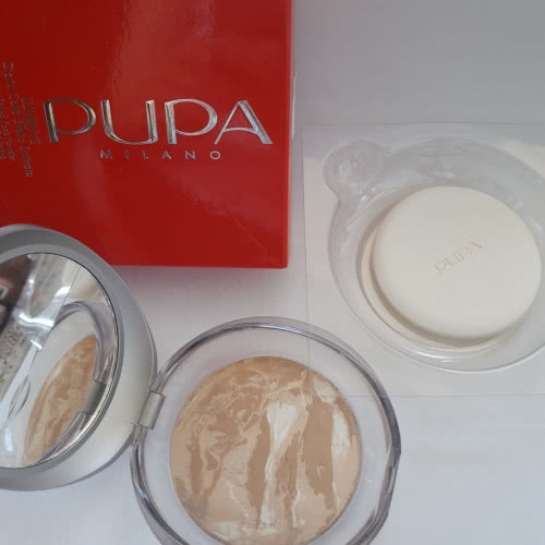 PUPA silky baked face powder 01