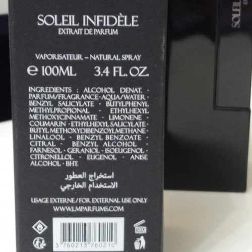 LM Parfums ​Soleil Infidele. Делюсь