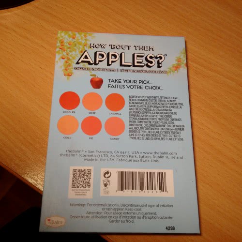 TheBalm How 'bout them apples?