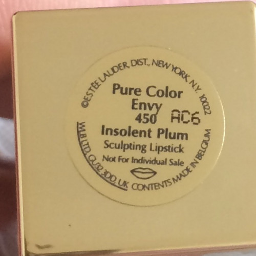 Новая помада Estée Lauder Pure Color Envy -450 Insolent Plum