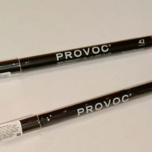 Гелевый карандаш для губ  provoc. Тон 42 и 209. Новые!