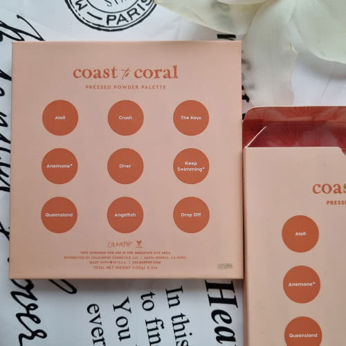 Палетка Colourpop Coast to coral
