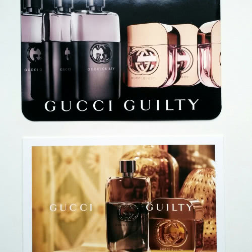 GUCCI GUILTY открытки с ароматами