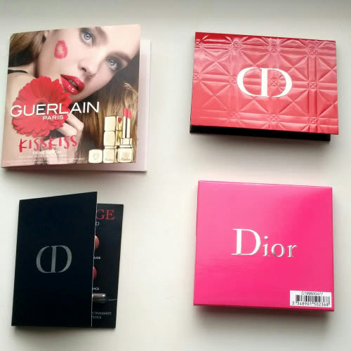 карталетки помад Dior, Guerlain