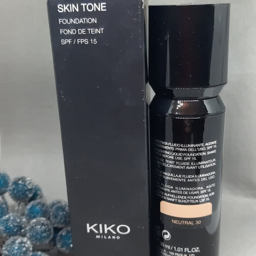 Kiko milano skin tone тональный крем