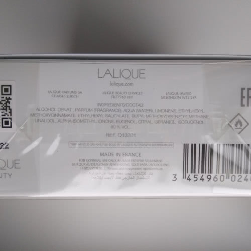 Lalique white  125 ml