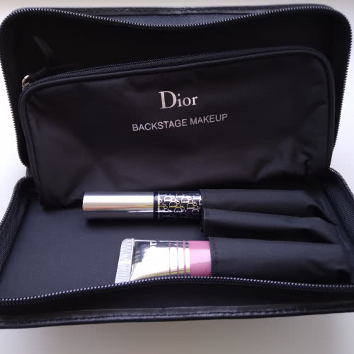 Dior backstage черная косметичка