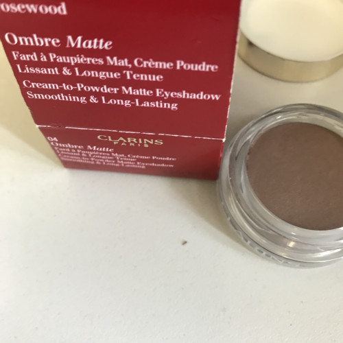 Clarins Ombre Matte Cream-To-Powder Matt Eyeshadow Smoothing & Long-Lasting 04 Rosewood