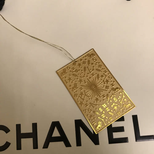 Металлическая подвеска Chanel