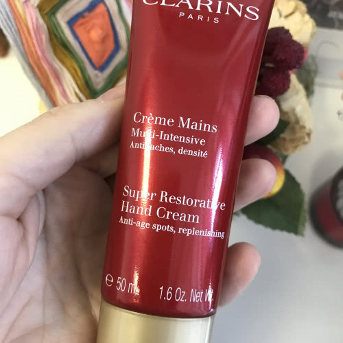СУПЕРЦЕНА!!!Clarins Super Restorative Hand Cream Anti-age Spots, Replenishing Крем для рук 50ml