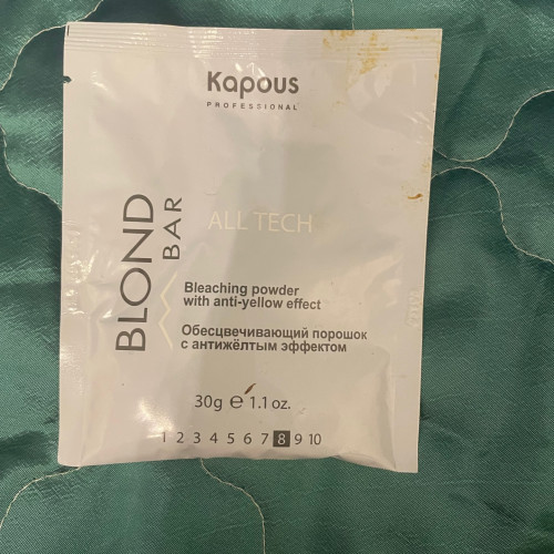 Обесцвечивающая пудра Kapous BLOND BAR с антижелтым эффектом 30 г