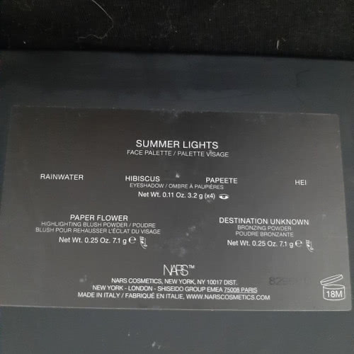NARS Summer Lights Face Palette