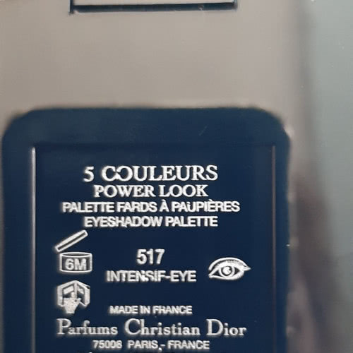 Палетка теней Dior 5 Couleurs Power Look Eyeshadow Palette #517 Intensif-eye
