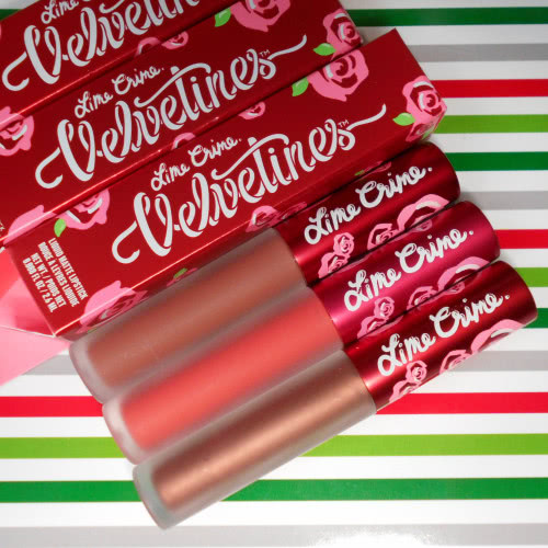 Lime Crime Velvetines (Suedeberry, Lana, Cindy)
