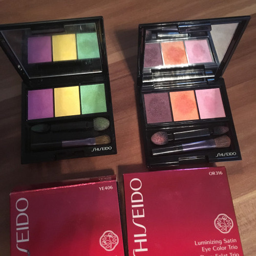 Shiseido satin eye color trio 316 и уе406