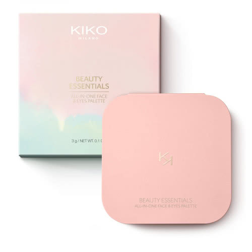 Палетка для лица Kiko BEAUTY ESSENTIALS ALL-IN-ONE FACE AND EYES PALETTE