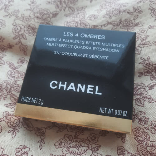 Chanel палетка 378 douceur et serenite