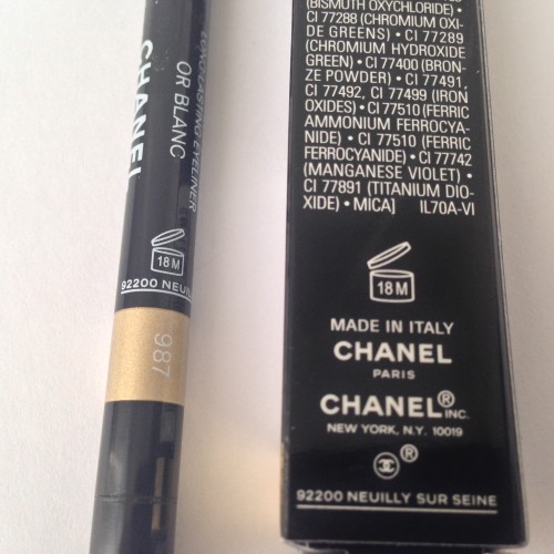 Chanel Stylo Yeux(987 Or Blanc) карандаш для глаз водостойкий ЛИМИТКА