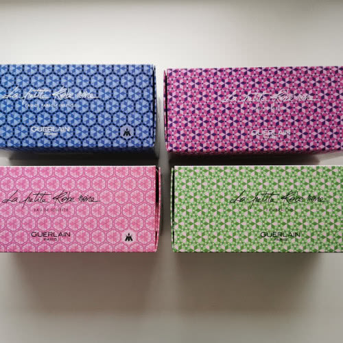 Guerlain новые ароматы в коробках с косметичкой