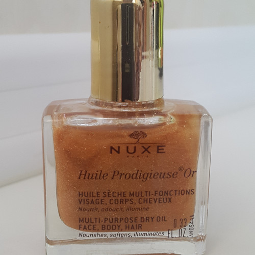 Сухое масло Nuxe с блестками для лица, тела и волос