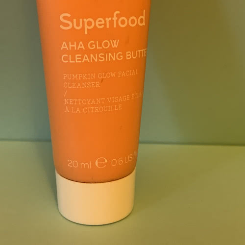 Очищающее масло для лица с AHA-кислотами Суперфуд 20 мл для сияющей кожи с энзимами тыквы