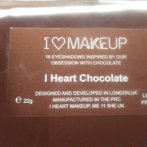 Makeup Revolution – I heart Chocolate