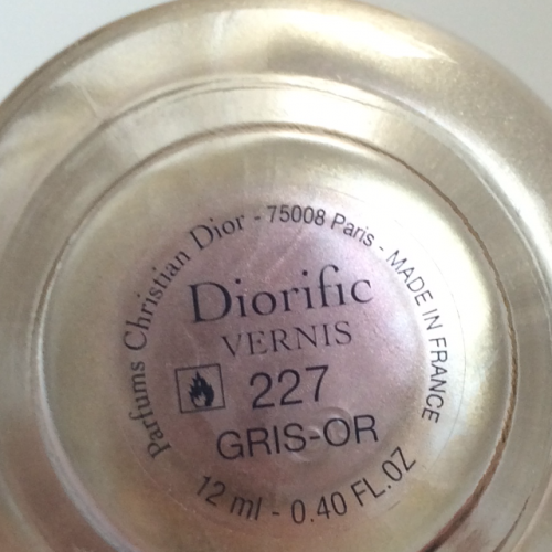 Лак для ногтей Dior Gris-or