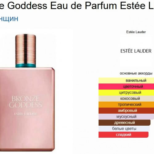 Парфюм Estée Lauder Bronze Goddess Eau de Parfum 100 мл