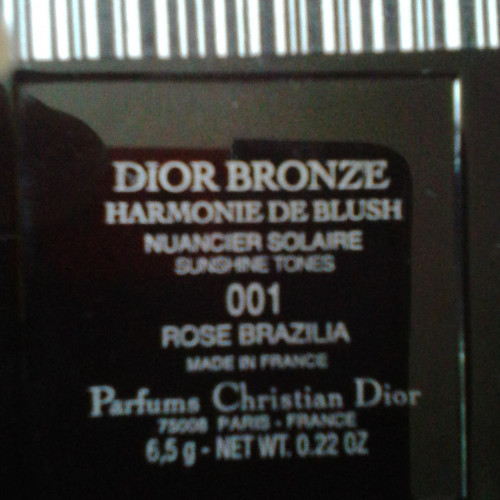 румяна Dior Bronz Harmonie de Blush 001