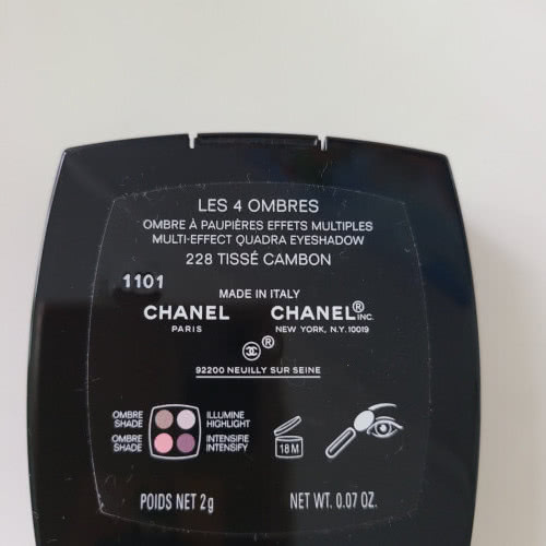 Тени Chanel 228 Tisse Cambon