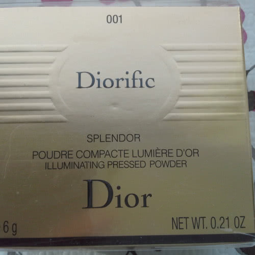 Диор, пудра Diorific splendor 001