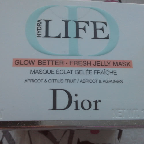Диор, осветляющая маска-желе для лица