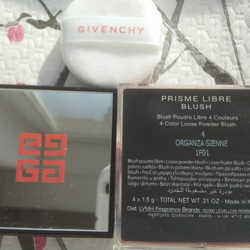 Givenchy, рассыпчатые румяна 4 Organza sienne