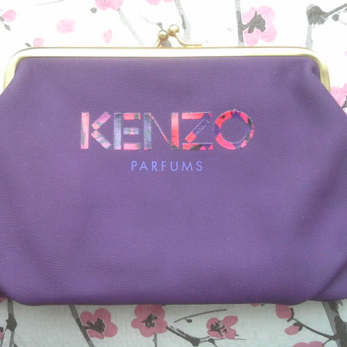 Kenzo, косметичка-кошелёк фиолетовая