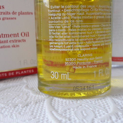 Clarins Lotus Face Treatment Oil Масло для лица