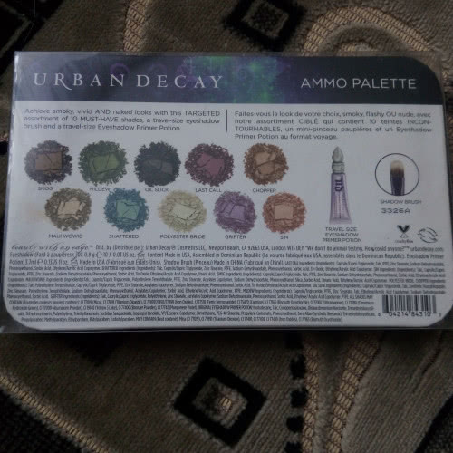 Urban dacay Ammo palette оригинал