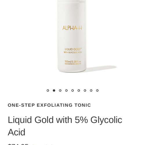 Alpha-H Liquid Gold with glycolic acid
