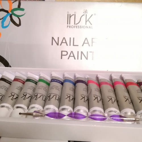 Irisk nail art paint акриловые краски для ногтей