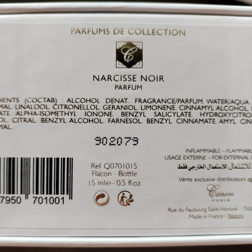 Caron Narcisse Noir 15 ml духи