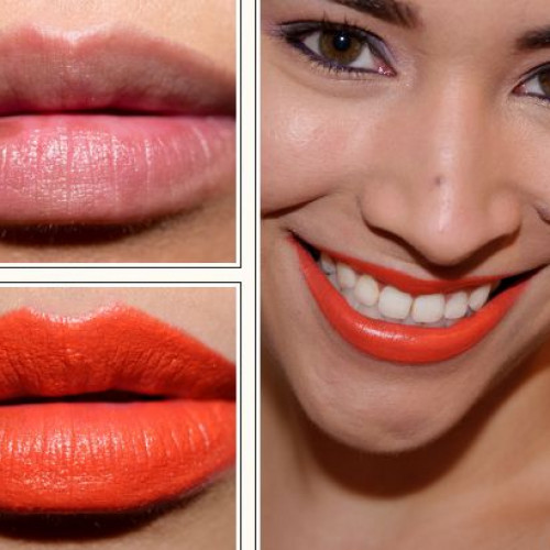 MAC amplified lipstick up the amp/ neon orange