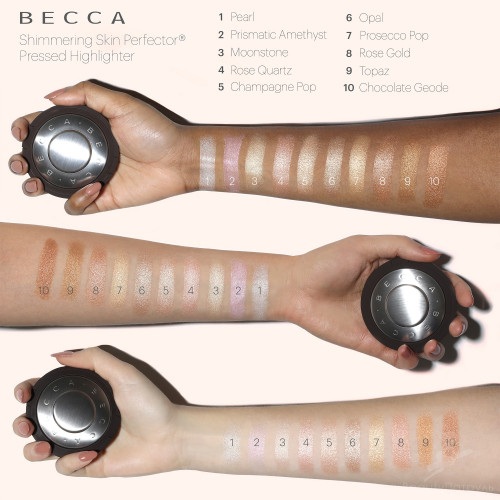 BECCA COSMETICS SHIMMERING SKIN PERFECTOR PRESSED  topaz/chocolate geode