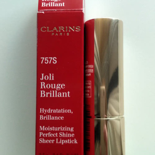 CLARINS Помада-блеск Joli Rouge Brillant оттенок  №757S nude brick