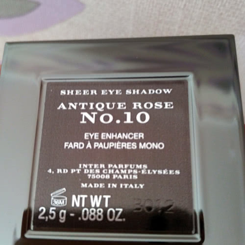 Burberry Sheer Eye Shadow #10 Antique Rose